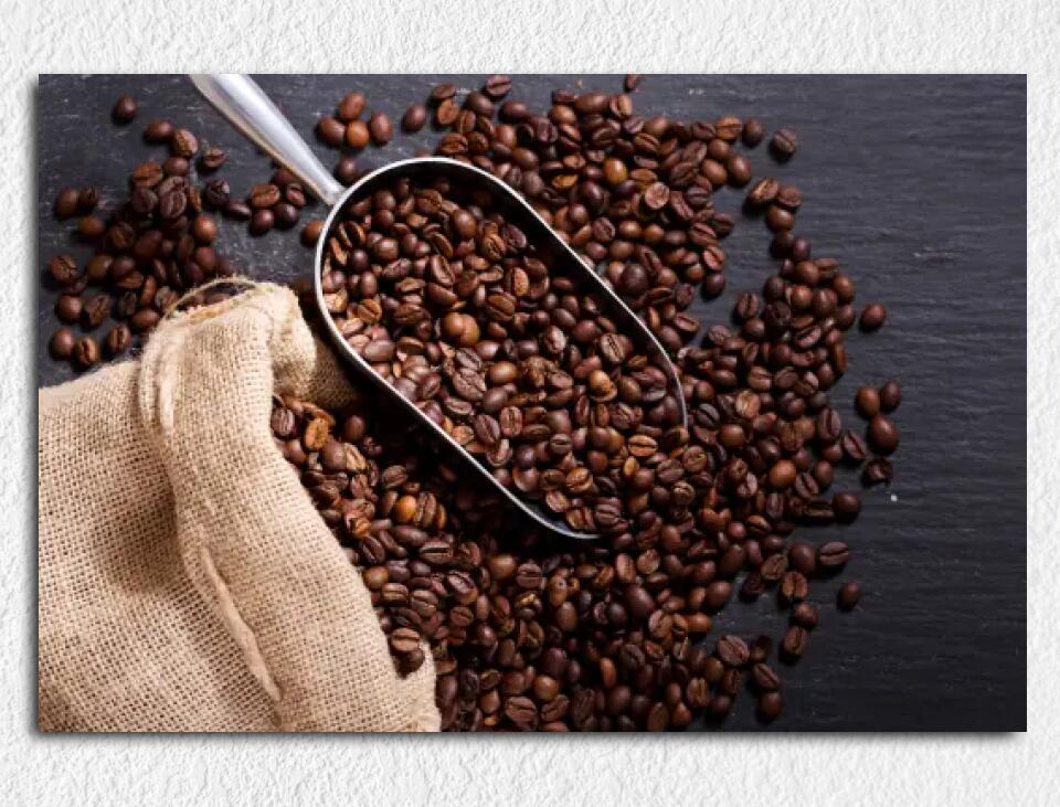 Deko-Leinwand Duft von Kaffeebohnen