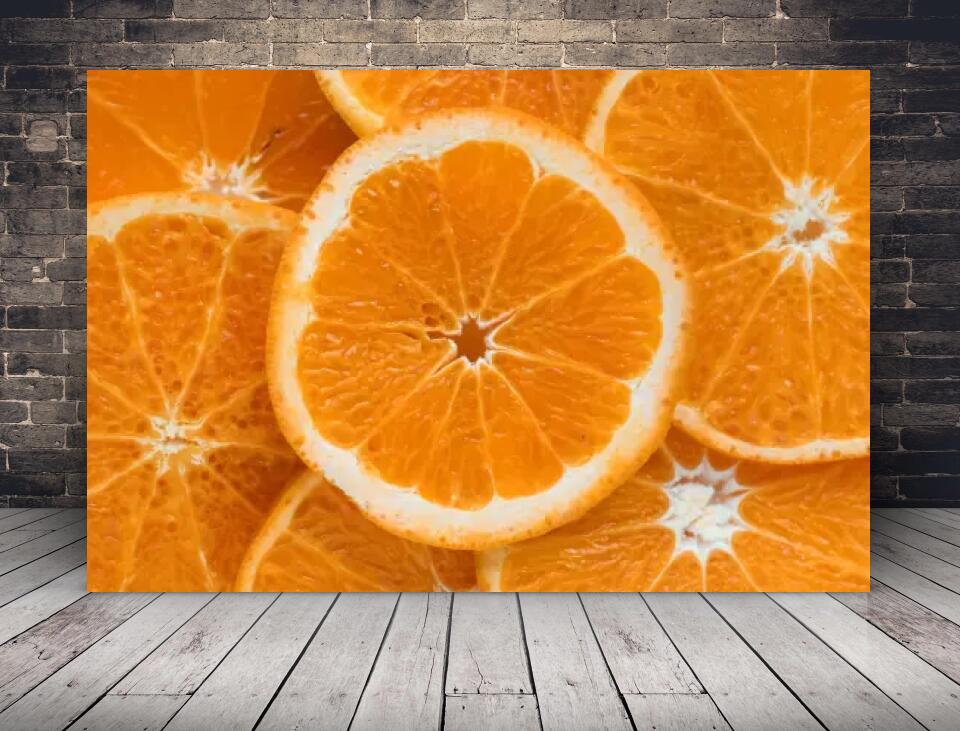 Deko-Leinwand Orange