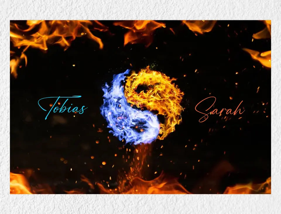 Personalisiertes Poster | Ying & Yang