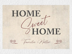 Personalisiertes Poster | Home Sweet Home